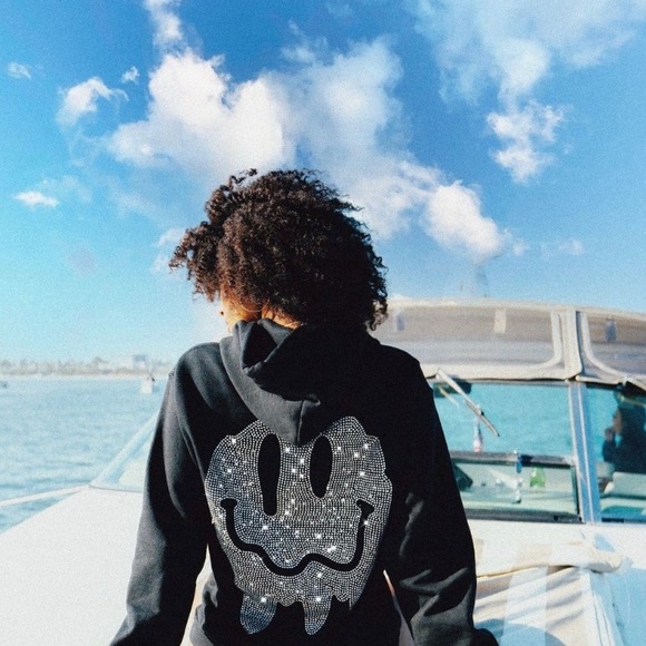 Yours Truly Fake Smiles Phora Hoodie - Picture 6 of 10